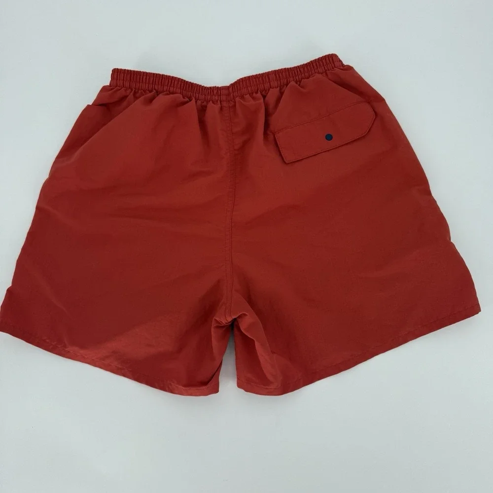 Patagonia Men's Shells Swim Trunks Size Small Orange Liner Removed
